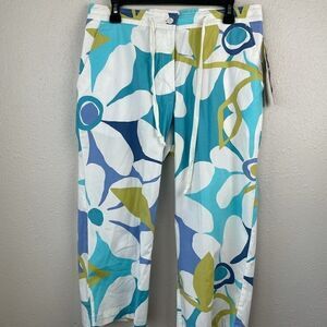 NWT Half Moon Bay Stretch Cropped Pants Size M